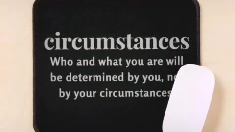 Daily Motivation - Who and what you are will be determined by you