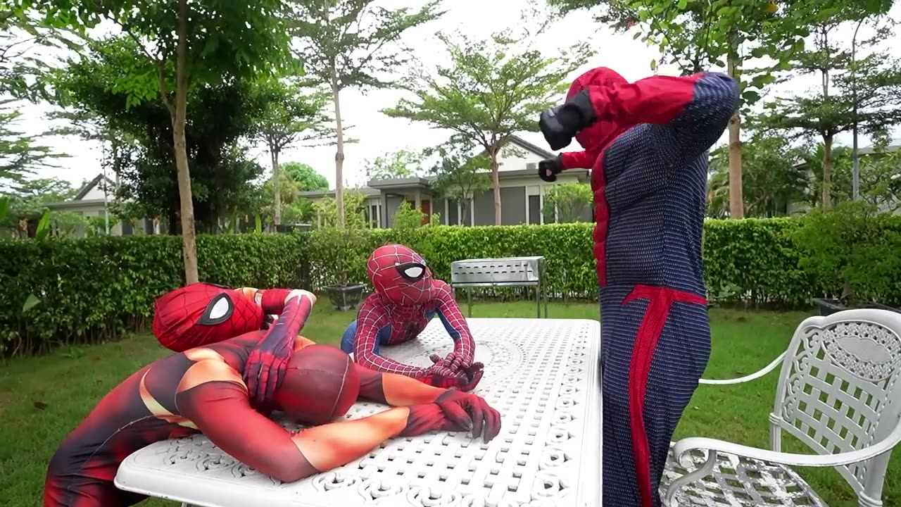 What If 10 SPIDER-MAN in 1 HOUSE ??? || Hey All SuperHero , Go To Trainning Nerf Gun !!