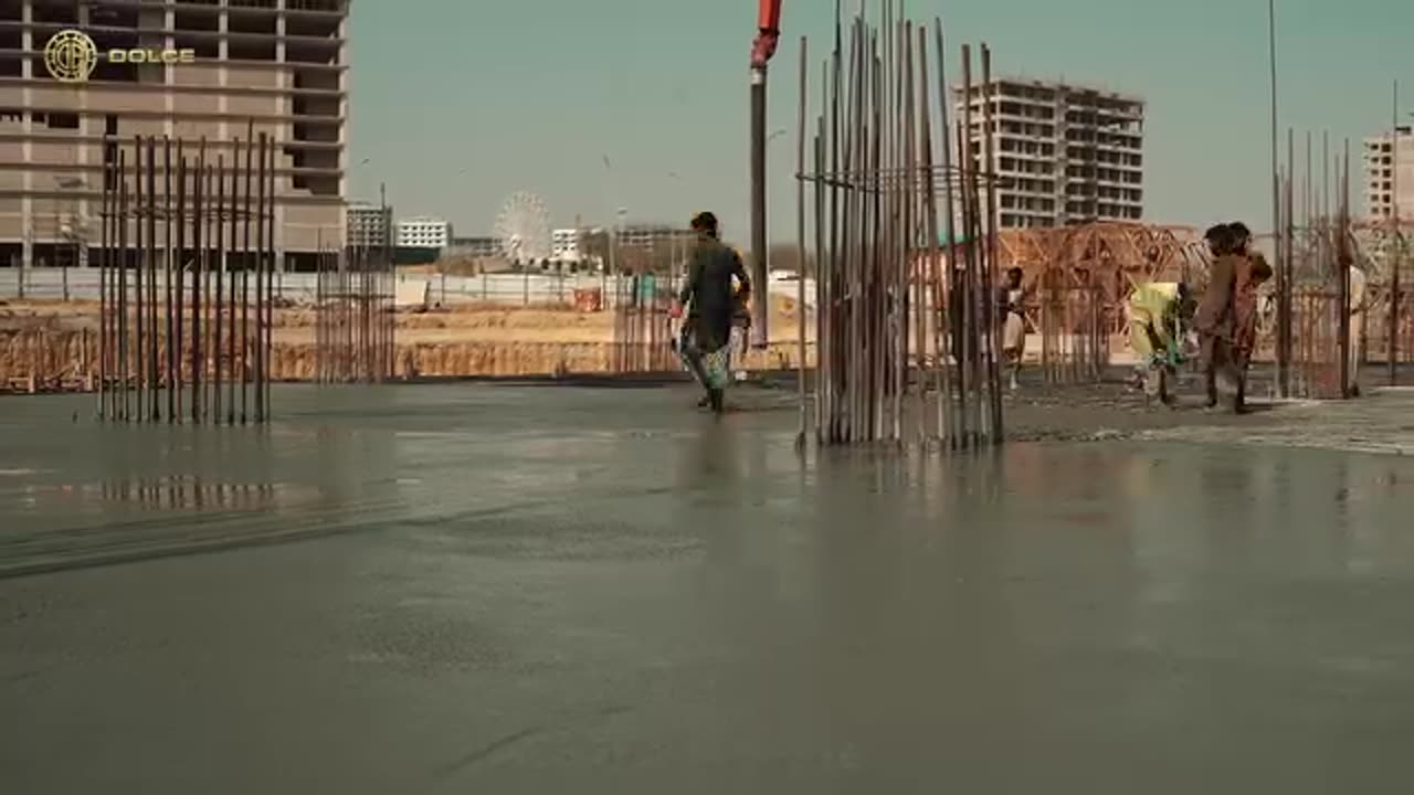 Concreting of Dolce mall basement