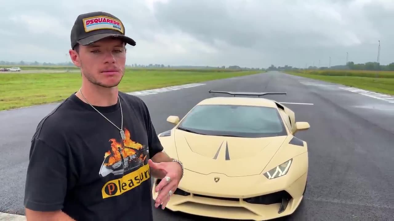 Launching Cars With A Giant Slingshot