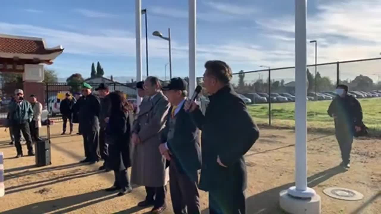 Lễ chào cờ ₫ầu năm 1/1/2022 San Jose California