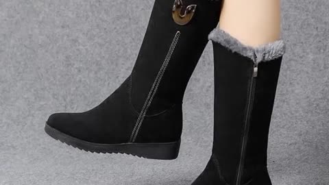 Stay Stylish & Warm: Chelsea High Fur Winter Boots for Women