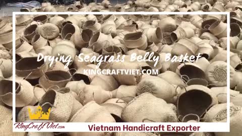 Drying Seagrass Belly Basket For Huge Container Shipment