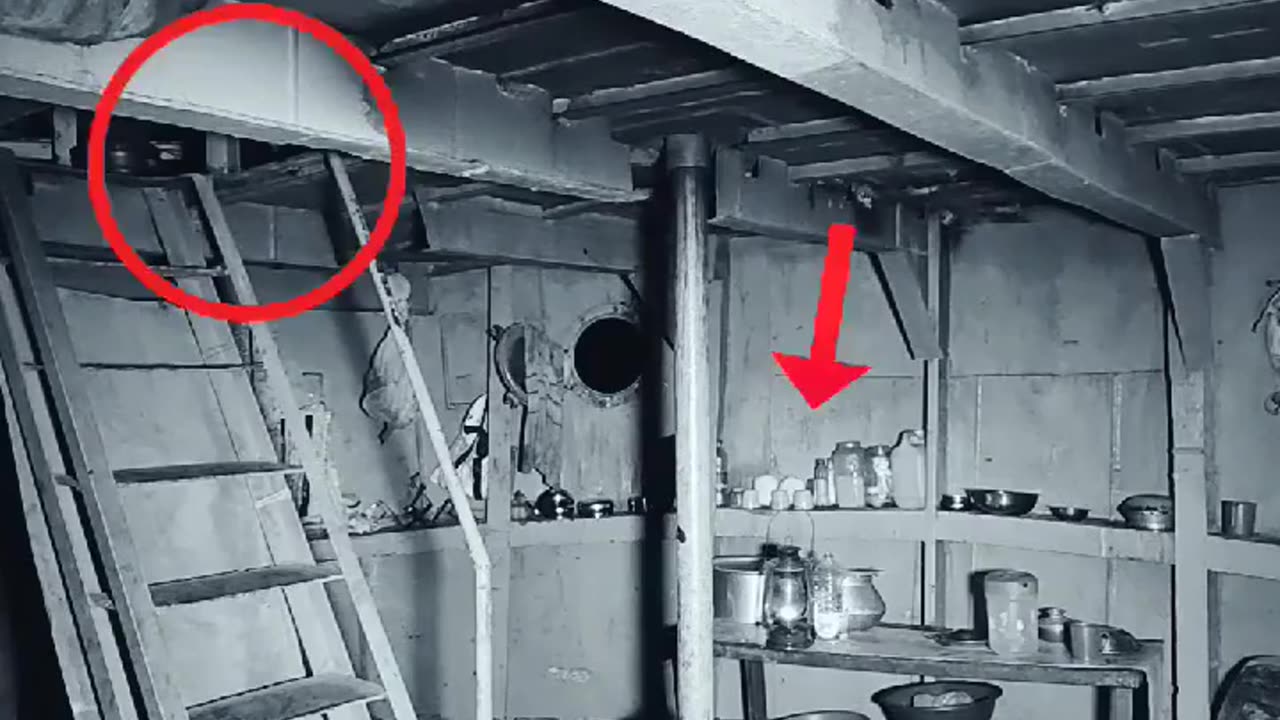 Real Ghost Capture in Ship Kitchen Room