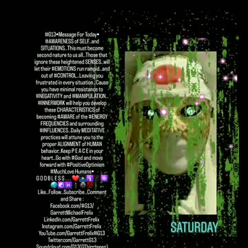 AWARENESS OF SELF AND SITUATIONS