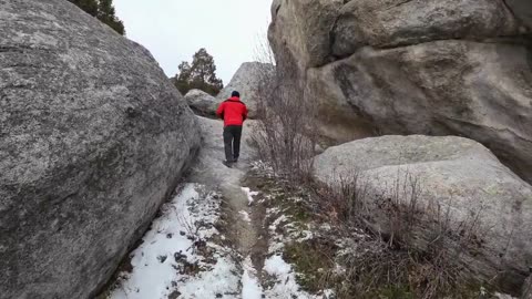 city of rocks in southern Idaho by Busted drones