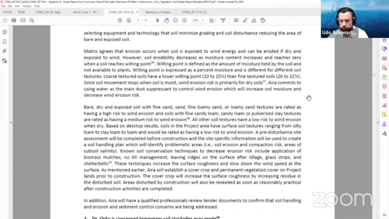 AUC 27842 - Fras Questions Aira on Dust Control & Soil Erosion