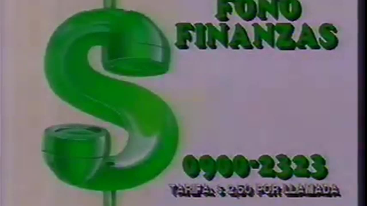 Fono Finanzas - Servicio 0900 - Publicidad uruguaya (1994)