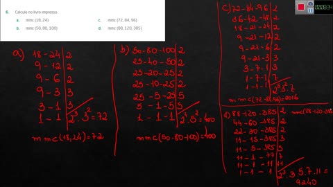 Cape - Matemática - Aula 9 de Maio - Correção exercícios páginas 62 e 63