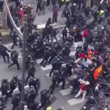 FRANCE - This is tyranny, it isn’t any democracy I know.