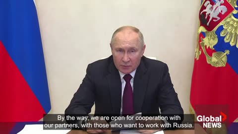 Putin touts Russia's great Arctic power with launch of nuclear icebreakers