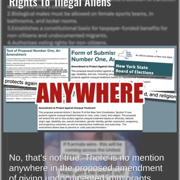 Fact Check: Proposed NY Referendum Does NOT 'Grant' Voting Rights To 'Illegal Aliens'