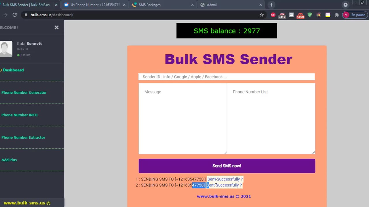 SMS Sender for Spamming 2023 | Send Bulk SMS With Sender Id To All Countries