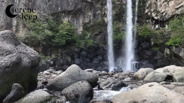 Sleep FAST listening to the dual waterfall