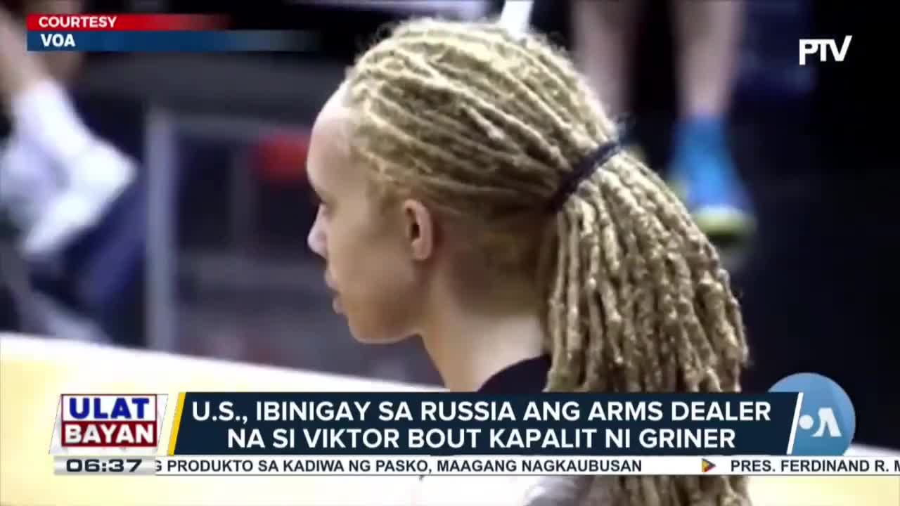 WNBA Star Brittney Griner, ibinigay ng Russia sa US matapos makulong ng ilang buwan