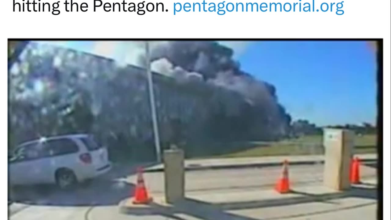 Pentagon parking camera footage of AA#77 hitting the Pentagon