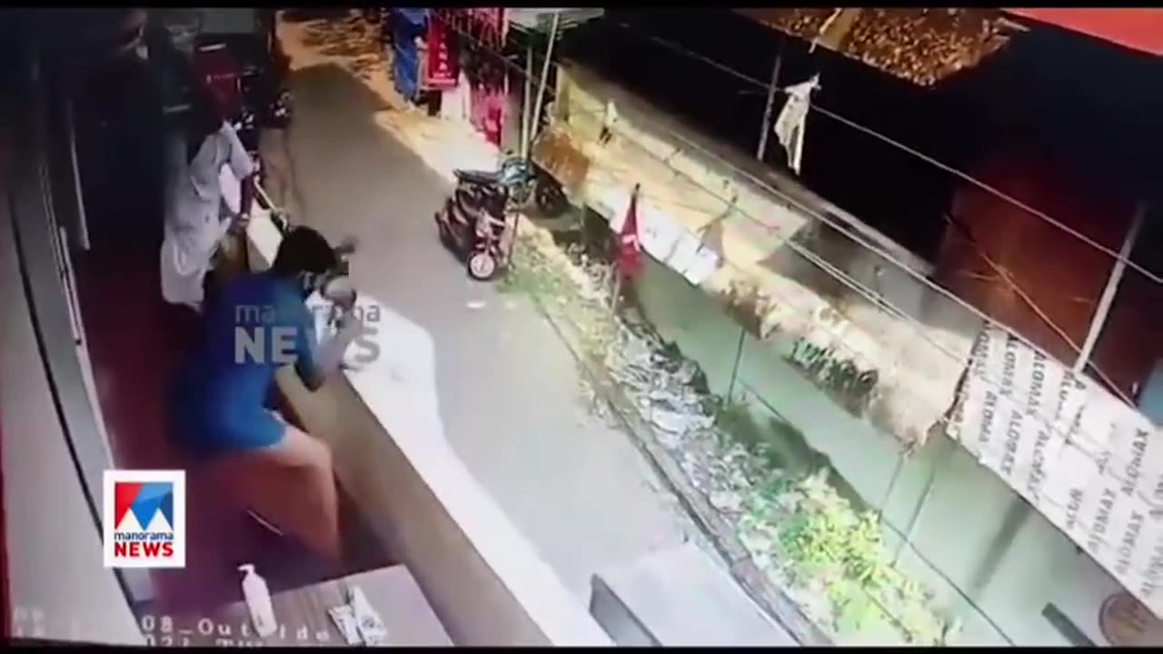 Man Passes Out And Falls Over Ledge