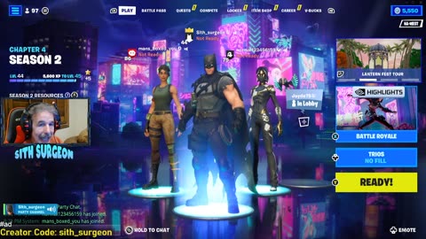 sith_surgeon - Family Friendly Fortnite Live Stream.