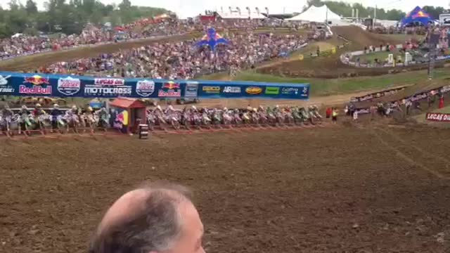 2013 High Point National 450 Moto 1 - Start, 6-8-2013