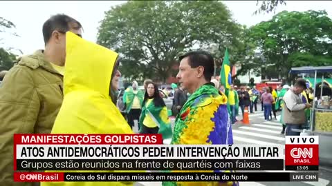 Manifestação golpista: Atos antidemocráticos pedem intervenção militar | LIVE CNN