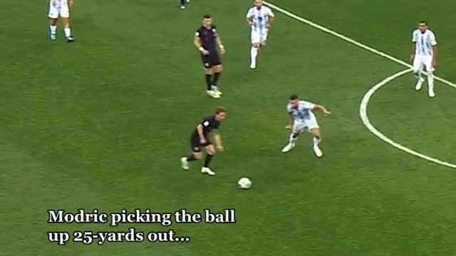Luka Modric was different gravy at the 2018 #FIFAWorldCup