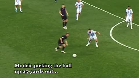 Luka Modric was different gravy at the 2018 #FIFAWorldCup