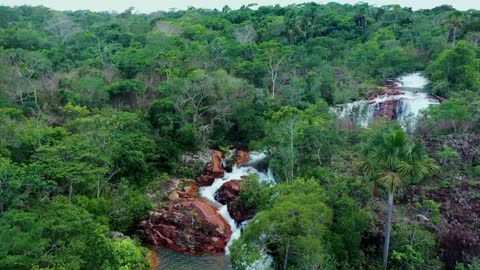 Best Waterfall Stock Video _ 4k VIDEOS _ NATURE Relaxing