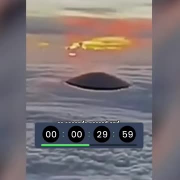 UFO outside airborne airliner OVER China