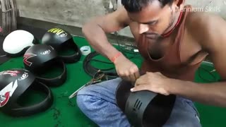 How Helmets Are Made In Factory | Helmet Manufacturing Process | Helmet Production |