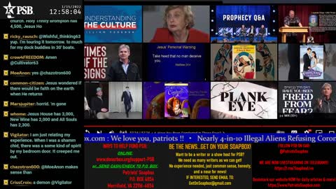 2022-01-14 23:00 EST - Crossing the Matrix: with Chris