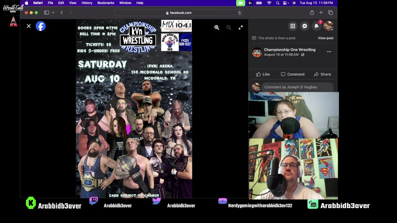 Wrestle Talk With Arabbidb3aver : We have the spock bunny talking c1w today!