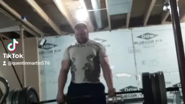 610 LBS Static Deadlift!