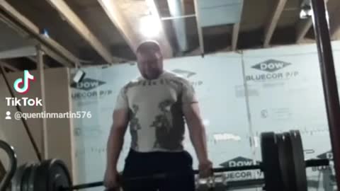 610 LBS Static Deadlift!