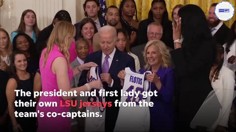 LSU women's, UConn men's basketball teams celebrate NCAA titles