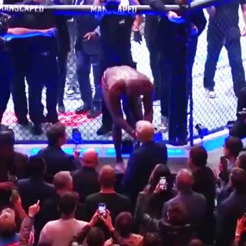 Jon Jones Does Donald Trump Dance At UFC
