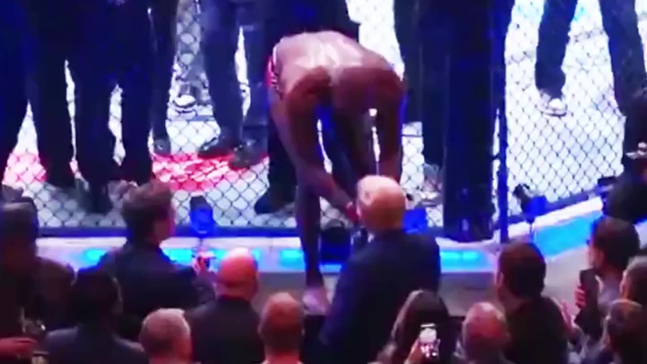 Jon Jones Does Donald Trump Dance At UFC