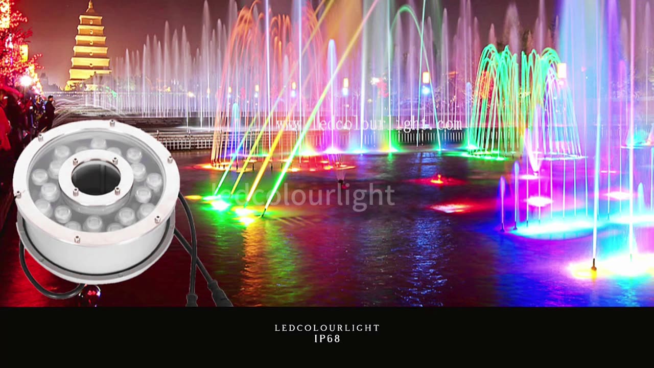 LED Fountain Lights, Add Luster to the World