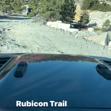 Sherpa One on the trail.... once again.. the Rubicon Trail