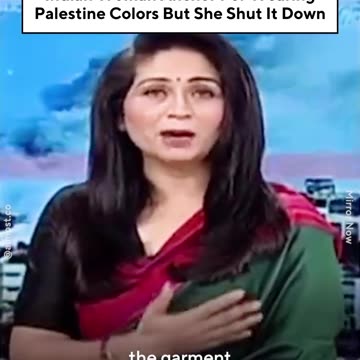 An Israeli Man Tried To Attack This Indian Woman Anchor For Wearing
