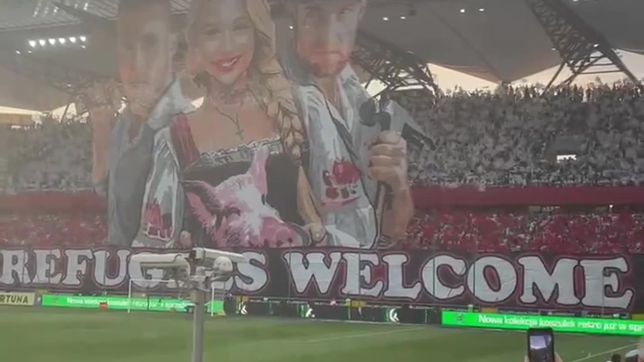 All of Poland is singing with us - f##k off with the refugees😎