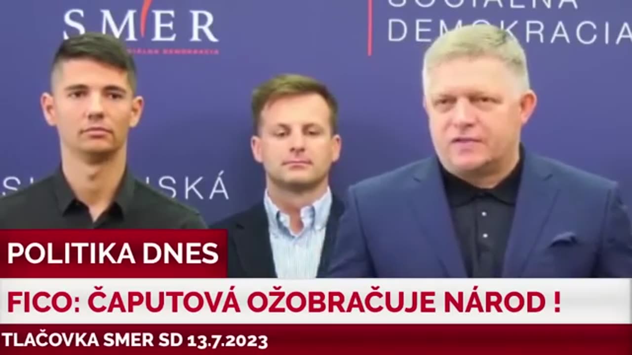 Robert Fico úplne bez servítky: ZUZANA ČAPUTOVÁ MÁ OŽOBRAČOVAŤ SLOVÁKOV! - TK SMER SD