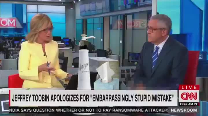 Jefferey Toobin Jacks It Live On Air On CNN by Drefanzor