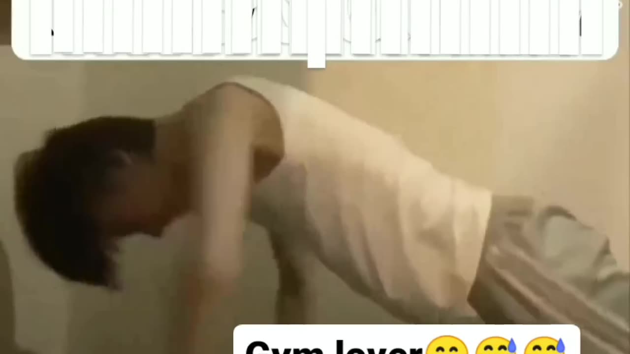 My friend after push up
