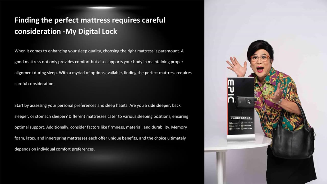 Finding the perfect mattress requires careful consideration -My Digital Lock