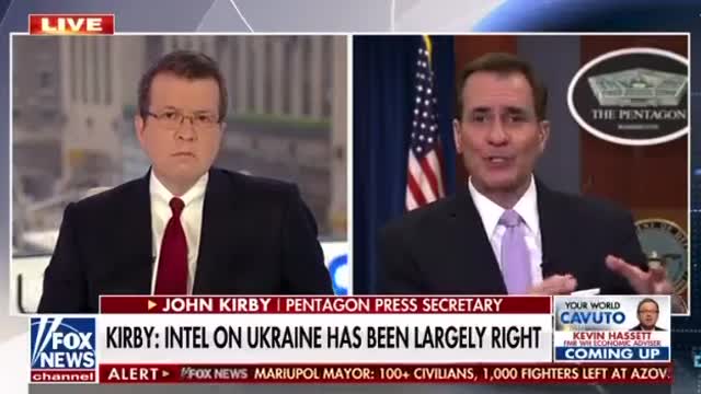 john kirby , a lot of time and money to create Ukrainian war