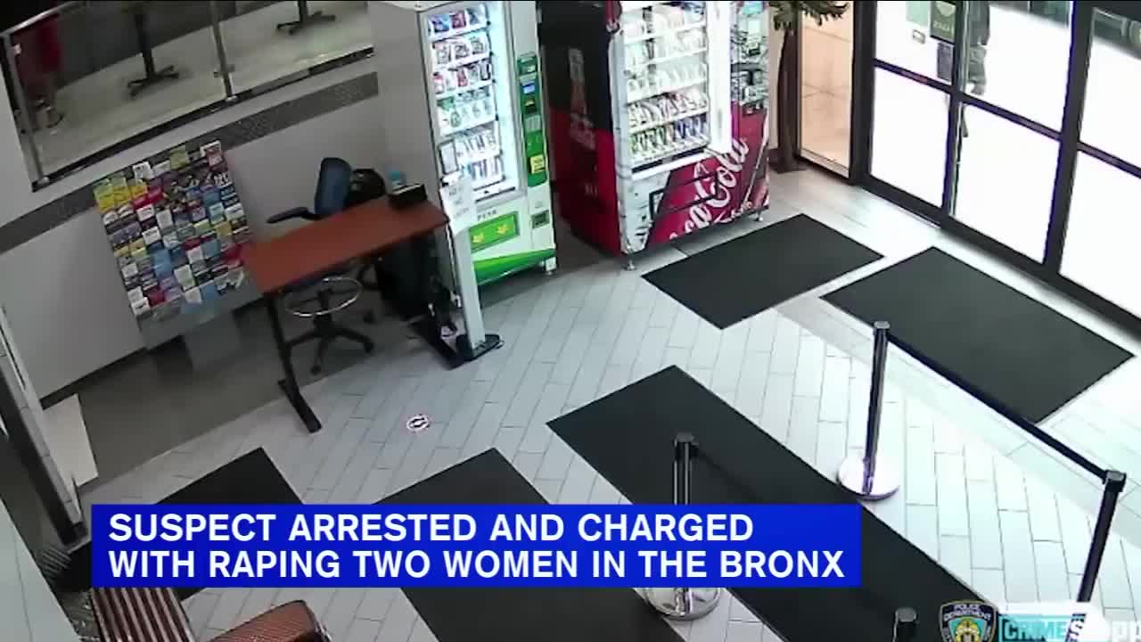 Suspect arrested, charged with raping 2 women in the Bronx