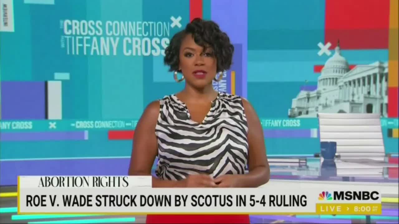 MSNBC's Tiffany Cross is too dumb and evil to have her own TV show - 6/26/22