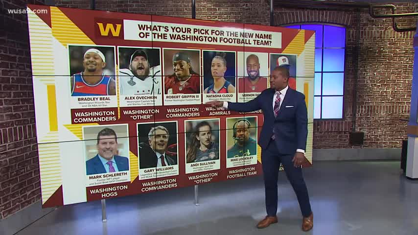 💌Former Washington quarterback says his Washington Football Team💌 name pick💌