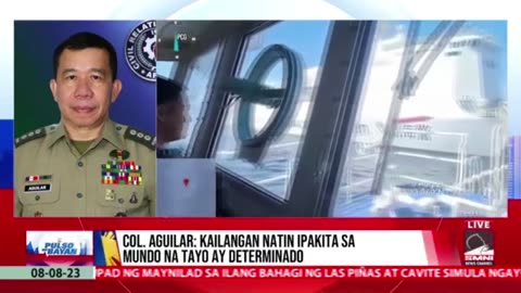 Col. Aguilar: Ipaglaban natin kung ano ang atin