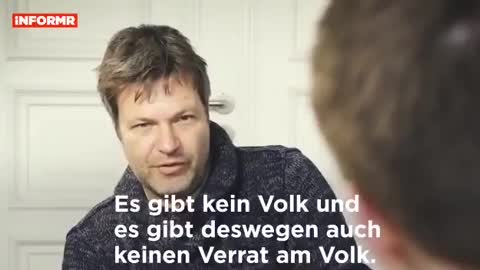 es gibt kein Volk, Habeck